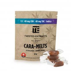 Twisted Extracts Cara-Melts Indica 1:1 (40mg THC: 40mg CBD)