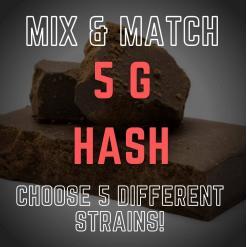 5g Hash – Mix & Match – Choose Multiple Strains