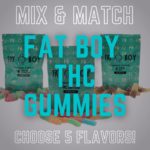 5-Pack Fat Boy Gummies (300mg THC) – Mix & Match – Choose Multiple Flavours