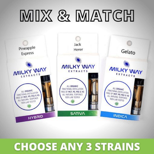 MIX AND MATCH - Choose 3 Milky Way Extracts – Distillate Vape ...