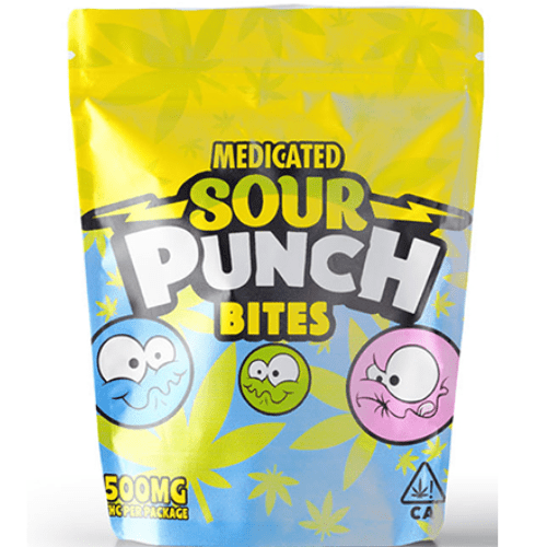 Medicated Sour Punch Bites (500mg THC)