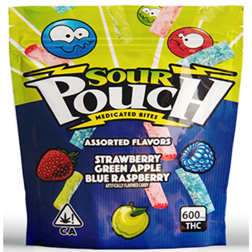Sour Pouch Medicated Bites (600mg THC)