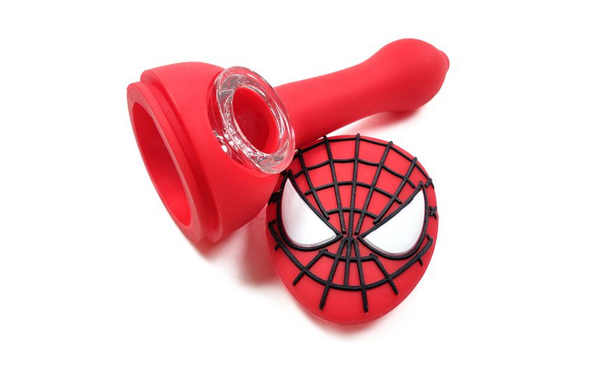 Spiderman Silicone Pipe